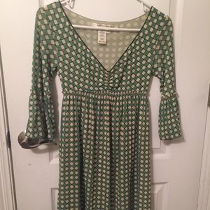 Green patterned Max Studio dress
